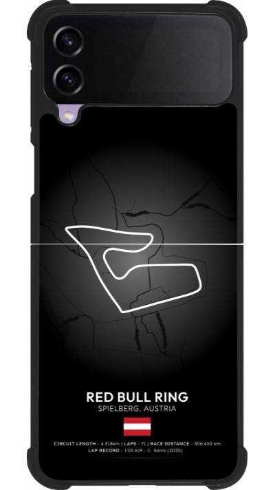 Coque Samsung Galaxy Z Flip3 5G - Silicone rigide noir F1 Track 2025 Austria