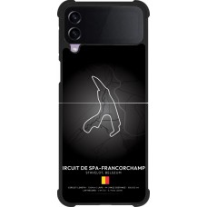 Coque Samsung Galaxy Z Flip3 5G - Silicone rigide noir F1 Track 2025 Belgium