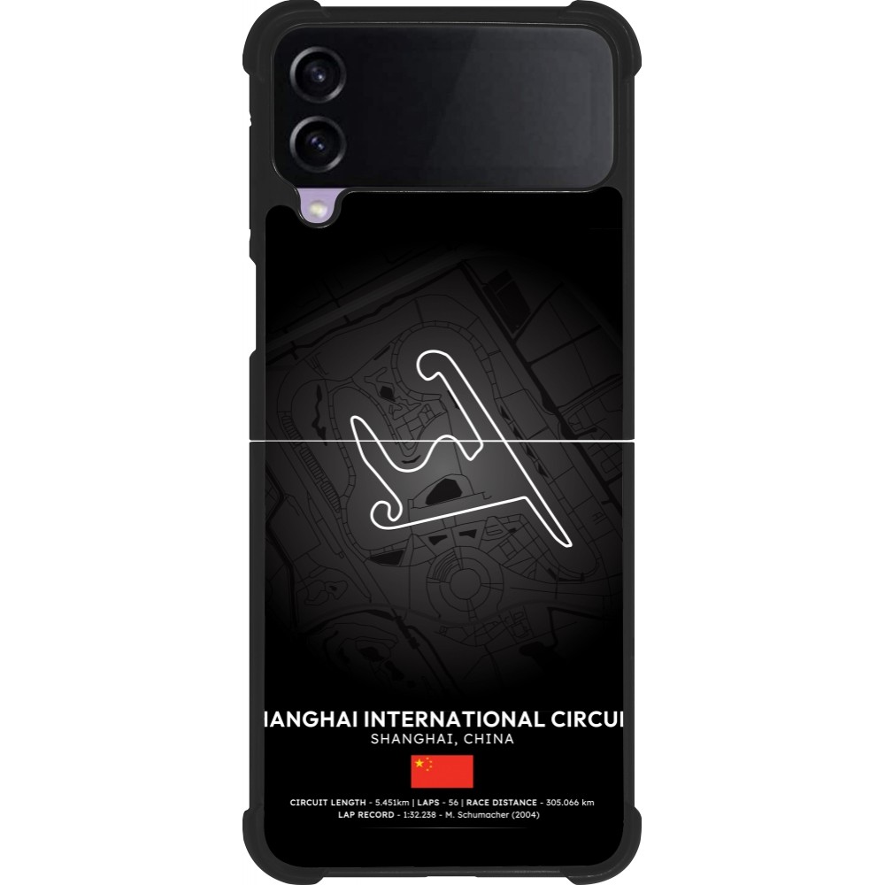 Coque Samsung Galaxy Z Flip3 5G - Silicone rigide noir F1 Track 2025 China