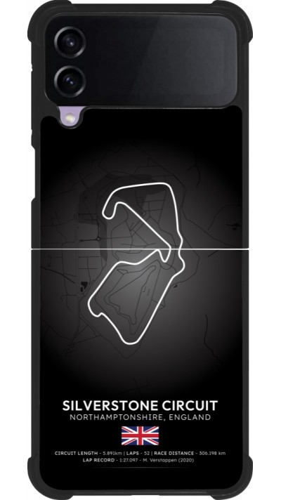 Coque Samsung Galaxy Z Flip3 5G - Silicone rigide noir F1 Track 2025 Great Britan