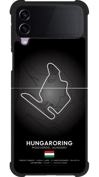 Coque Samsung Galaxy Z Flip3 5G - Silicone rigide noir F1 Track 2025 Hungary