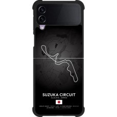 Coque Samsung Galaxy Z Flip3 5G - Silicone rigide noir F1 Track 2025 Japan
