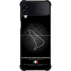 Coque Samsung Galaxy Z Flip3 5G - Silicone rigide noir F1 Track 2025 Mexico