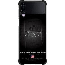 Coque Samsung Galaxy Z Flip3 5G - Silicone rigide noir F1 Track 2025 Miami