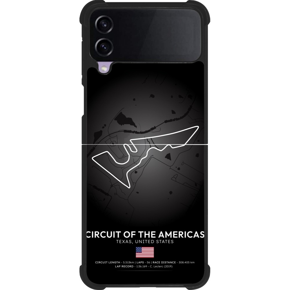 Coque Samsung Galaxy Z Flip3 5G - Silicone rigide noir F1 Track 2025 United States
