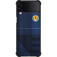 Samsung Galaxy Z Flip3 5G Case Hülle - Silikon schwarz Schottland personalisierbares Fussballtrikot