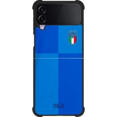 Samsung Galaxy Z Flip3 5G Case Hülle - Silikon schwarz Italien 2022 personalisierbares Fußballtrikot