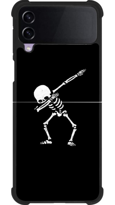 Coque Samsung Galaxy Z Flip3 5G - Silicone rigide noir Halloween 19 09