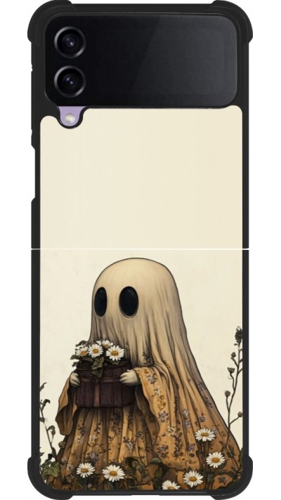 Samsung Galaxy Z Flip3 5G Case Hülle - Silikon schwarz Halloween 2025 Ghost gardener