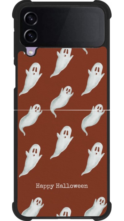 Samsung Galaxy Z Flip3 5G Case Hülle - Silikon schwarz Halloween 2025 Pattern of ghosts