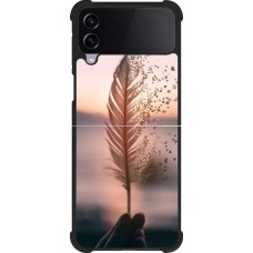 Coque Samsung Galaxy Z Flip3 5G - Silicone rigide noir Hello September 11 19