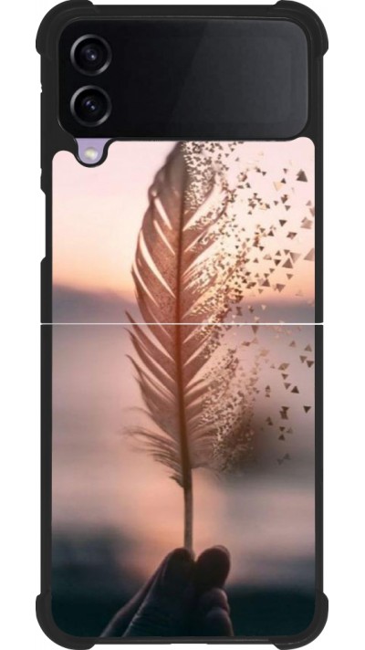 Coque Samsung Galaxy Z Flip3 5G - Silicone rigide noir Hello September 11 19