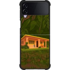 Coque Samsung Galaxy Z Flip3 5G - Silicone rigide noir Benitos house DTMF