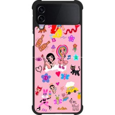 Coque Samsung Galaxy Z Flip3 5G - Silicone rigide noir Karol G La Bichota Manana Sera Bonito