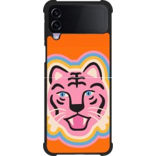 Samsung Galaxy Z Flip3 5G Case Hülle - Silikon schwarz Lion colors 2026