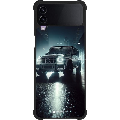 Samsung Galaxy Z Flip3 5G Case Hülle - Silikon schwarz Mercedes G AMG Nacht
