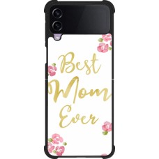 Coque Samsung Galaxy Z Flip3 5G - Silicone rigide noir Mom 2024 best Mom ever
