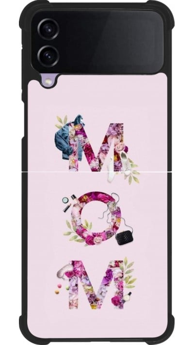 Samsung Galaxy Z Flip3 5G Case Hülle - Silikon schwarz Mom 2024 girly mom