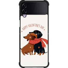 Samsung Galaxy Z Flip3 5G Case Hülle - Silikon schwarz Saint Valentines Day 26 Happy Valentine
