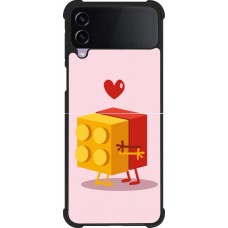 Samsung Galaxy Z Flip3 5G Case Hülle - Silikon schwarz Saint Valentines Day 26 Puzzle