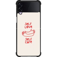 Samsung Galaxy Z Flip3 5G Case Hülle - Silikon schwarz Saint Valentines Day 26 Self love self care