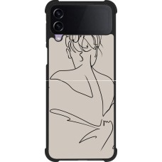 Samsung Galaxy Z Flip3 5G Case Hülle - Silikon schwarz Salnikova 05