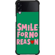 Samsung Galaxy Z Flip3 5G Case Hülle - Silikon schwarz Smile for no reason 2026