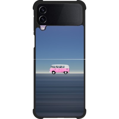 Samsung Galaxy Z Flip3 5G Case Hülle - Silikon schwarz Spring 23 pink bus