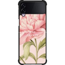 Coque Samsung Galaxy Z Flip3 5G - Silicone rigide noir Just Bloom 2026