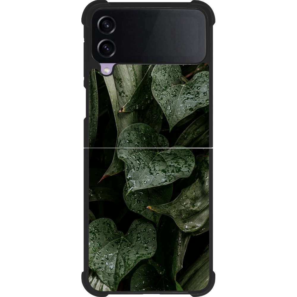 Samsung Galaxy Z Flip3 5G Case Hülle - Silikon schwarz Spring 23 fresh plants