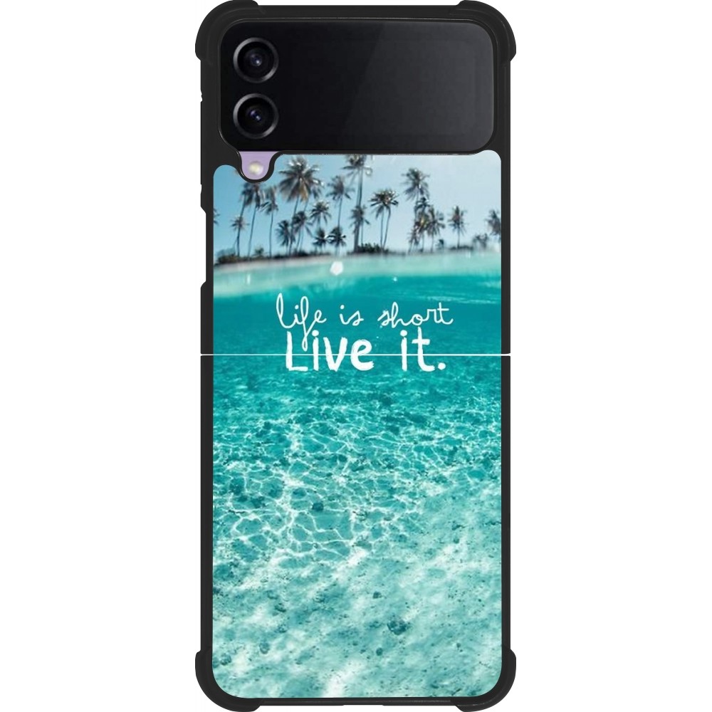 Samsung Galaxy Z Flip3 5G Case Hülle - Silikon schwarz Summer 18 24