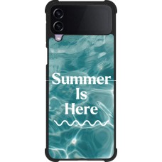 Coque Samsung Galaxy Z Flip3 5G - Silicone rigide noir Summer 2025 Summer is here