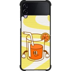 Samsung Galaxy Z Flip3 5G Case Hülle - Silikon schwarz Summer drink 2026