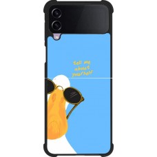 Samsung Galaxy Z Flip3 5G Case Hülle - Silikon schwarz Tell me about yourself Summer 2026