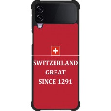 Samsung Galaxy Z Flip3 5G Case Hülle - Silikon schwarz Switzerland Great Since 1291