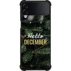 Samsung Galaxy Z Flip3 5G Case Hülle - Silikon schwarz Winter 25 Winter hello december