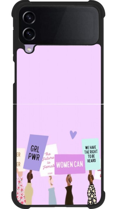 Coque Samsung Galaxy Z Flip3 5G - Silicone rigide noir Womens day 2026 9