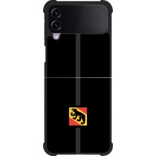 Coque Samsung Galaxy Z Flip4 - Silicone rigide noir Canton BE noir