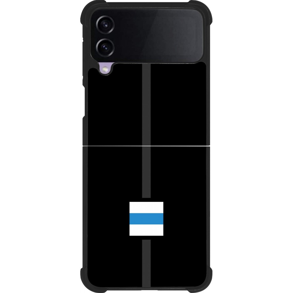 Coque Samsung Galaxy Z Flip4 - Silicone rigide noir Canton ZG noir