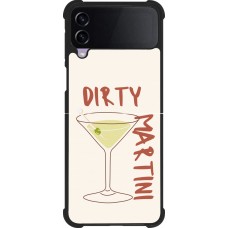 Samsung Galaxy Z Flip4 Case Hülle - Silikon schwarz Cocktail Dirty Martini