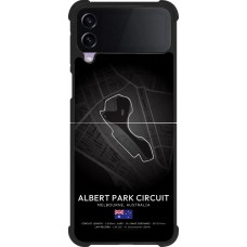Coque Samsung Galaxy Z Flip4 - Silicone rigide noir F1 Track 2025 Melbourne