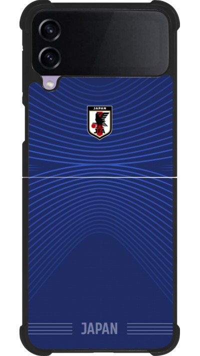 Samsung Galaxy Z Flip4 Case Hülle - Silikon schwarz Japan 2026 personalisierbares Fussballtrikot