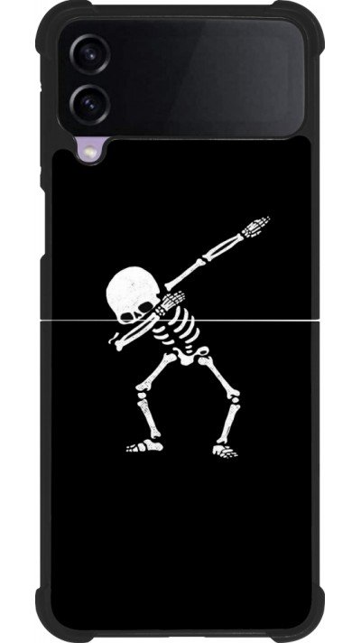 Coque Samsung Galaxy Z Flip4 - Silicone rigide noir Halloween 19 09