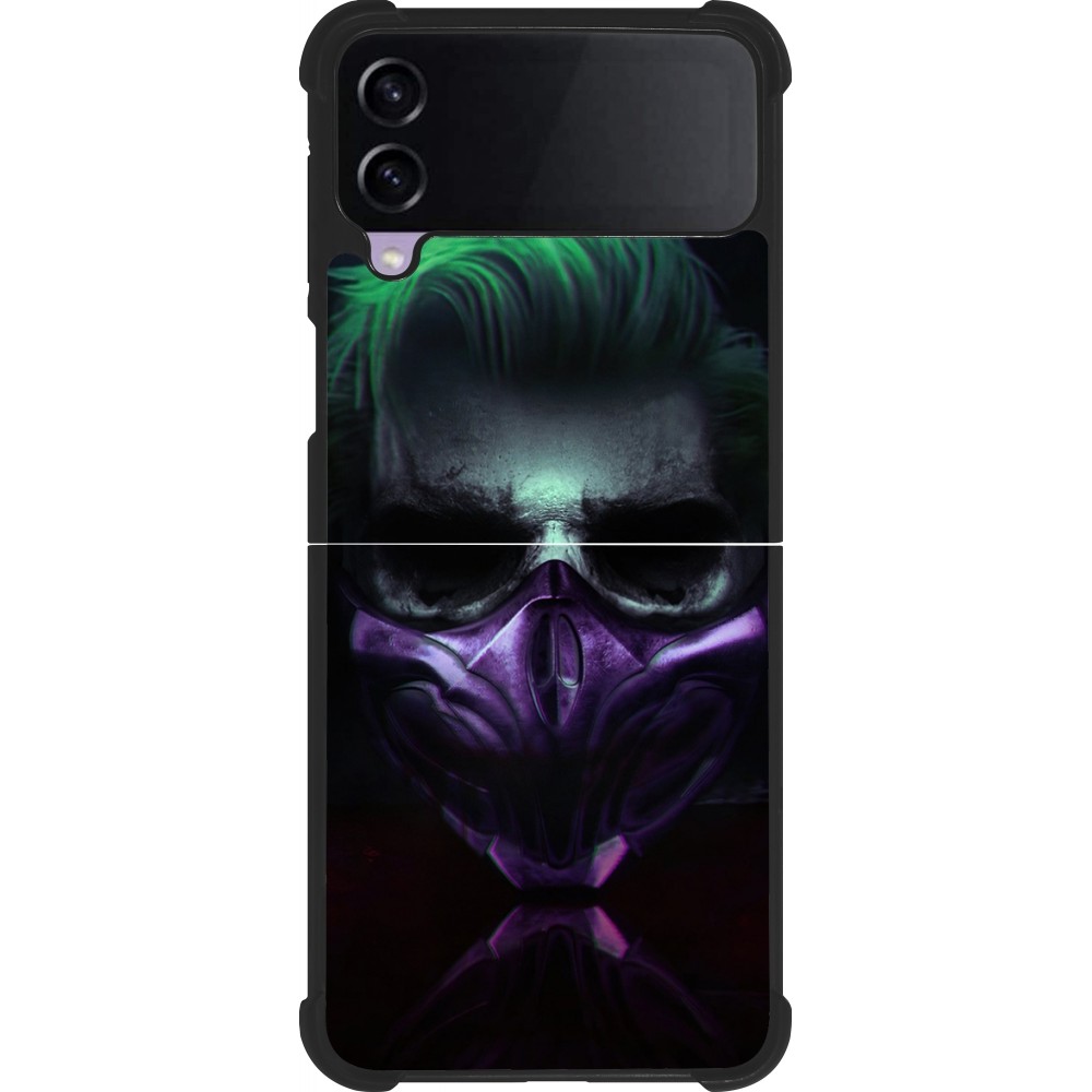 Coque Samsung Galaxy Z Flip4 - Silicone rigide noir Halloween 20 21