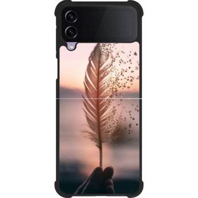 Samsung Galaxy Z Flip4 Case Hülle - Silikon schwarz Hello September 11 19