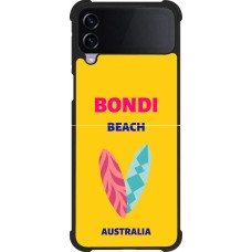 Samsung Galaxy Z Flip4 Case Hülle - Silikon schwarz Pop Summer Destination Bondi