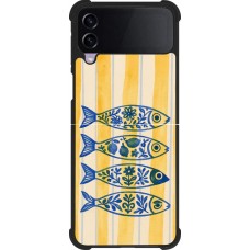 Samsung Galaxy Z Flip4 Case Hülle - Silikon schwarz Portuguese fish 2026