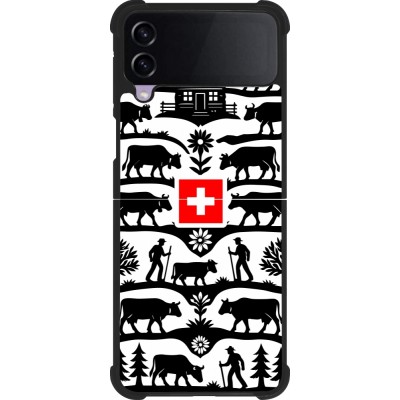 Samsung Galaxy Z Flip4 Case Hülle - Silikon schwarz Poya Schweiz 3