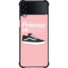Samsung Galaxy Z Flip4 Case Hülle - Silikon schwarz princesse en basket
