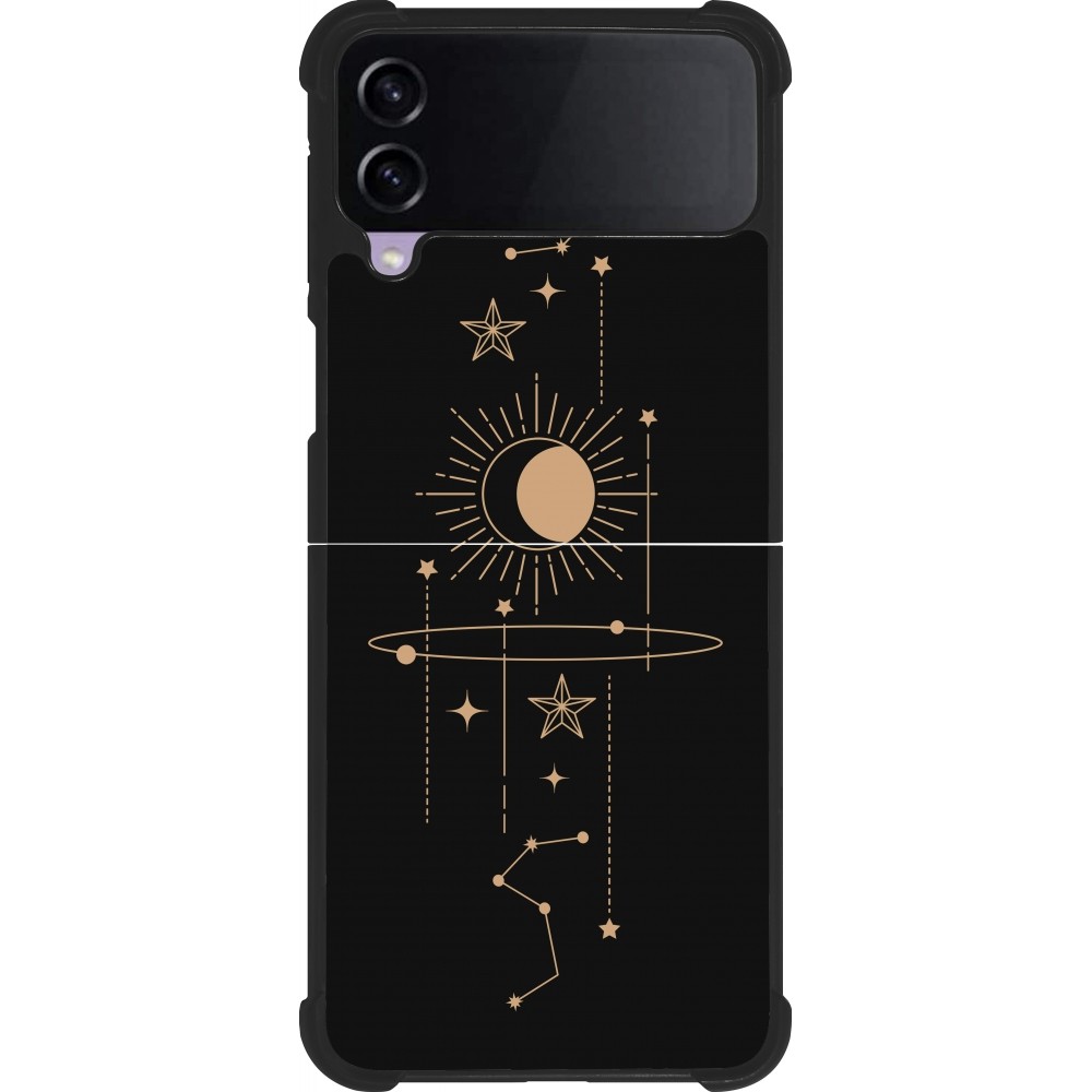 Samsung Galaxy Z Flip4 Case Hülle - Silikon schwarz Spring 23 astro